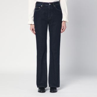Burberry Jeans a zampa blu scuro