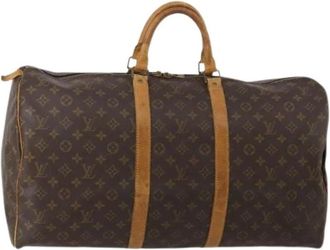 Louis Vuitton Pre-owned Keepall 55 - - Pre-owned - Donna - Marrone - ONE SIZE