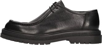 Barracuda 6522 Leren Veterschoenen - Heren - Veterschoenen - Zwart - 44 EU - Leer - Schoenen