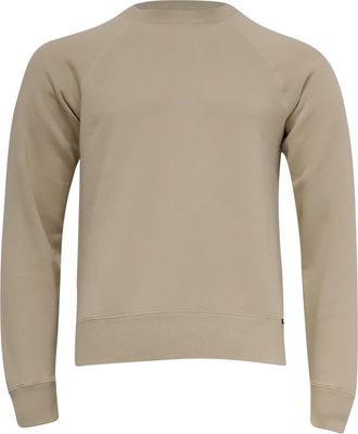 Tom Ford Garment-Dyed Jersey Sweatshirt in Ivory Cotton