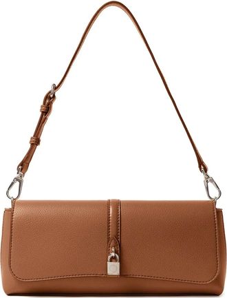 Stella McCartney Ryder schoudertas met hangslot - Bruin