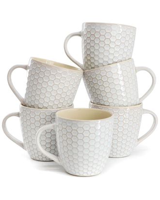 Elama Honeycomb 6Pc Mug Set