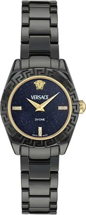 Versace Dv One Diamond Dames Horloge Zwart VE9F00325
