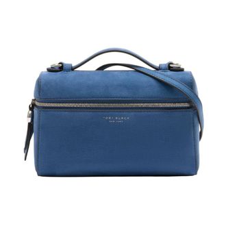 Tory Burch Tory Burch, Handbags, female, Blue, Size: ONE SIZE Romy Slim Top Handle Bag