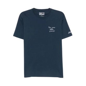MC2 Saint Barth T-Shirts, male, Blue, Size: XL Bello 61 Emb T-Shirt