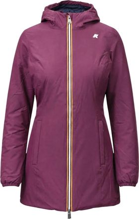 K-Way Denise St Warm Double Jas - Dames - Parka Jassen - Rood - XS - Polyester - Jassen