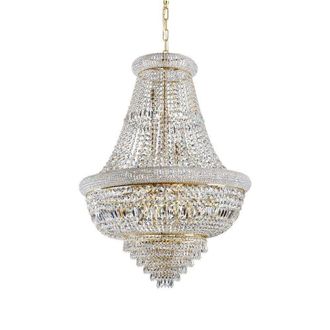 Netlighting Dubai Indoor Ceiling Chandelier Pendant Lamp 24 Lights Gold E14