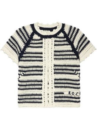 Zadig&Voltaire Zelie knitted top - women - Organic Cotton - M/L - Neutrals