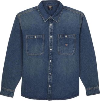 Dickies Heren, Jassen, Blauw, Maat: M Denim