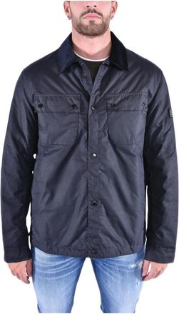 Barbour Gewaxte katoenen jas met gewatteerde voering - Heren - Zomerjassen - Blauw - XL - Katoen - Jassen