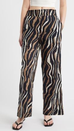 Rails Brendon Print Wide Leg Pants in Canyon Stripe at Nordstrom, Size Xx-Small