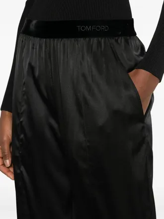 Tom Ford Stretch Silk Satin Pj Pants