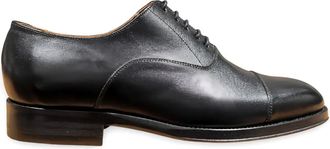 LEYVA Oxford con lacci e punta a contrasto - Nero