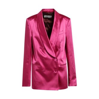 Dries Van Noten Barrystas Jacket - female - Dries Van Noten - Blazers - Pink - S - Jackets