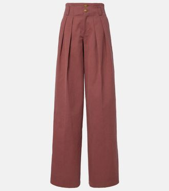 Chlo&eacute; Chlo&eacute; Cotton wide-leg pants