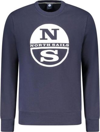 North Sails Hombre, Sudaderas, Azul, Talla: S