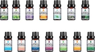 Pursonic 100% Pure Essential Aromatherapy Oil Blends Gift Set