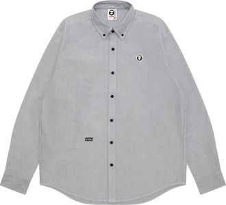 Aape By A Bathing Ape Camicia con logo - Grigio