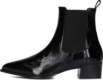 Notre-V Schoenen, Dames, Zwart, 40 EU, Wol, Zwarte Enkellaarsjes voor Stijlvolle Winter