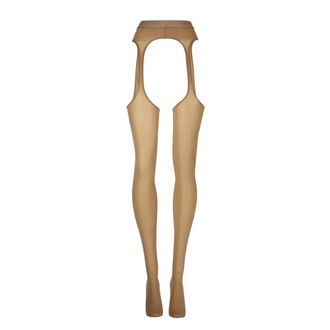 Wolford Synergy 40 Leg Support Tights - Dames - Pantys - Beige - M - Katoen - Ondergoed