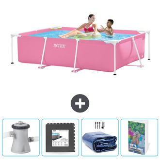 Intex Piscina Con Estructura Rectangular - 220x150x60 Cm - 7-piezas Scb121