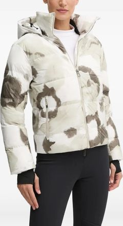 Colmar Ski-jack met capuchon en patroon - Wit