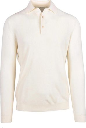 FILIPPO DE LAURENTIIS Merino Wool Sweater with Classic Polo Collar