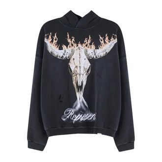 Represent Hoodies, male, Black, Size: L British Cowboys Hoodie