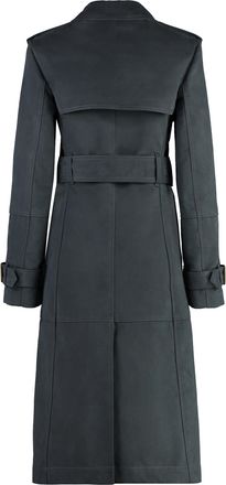 Burberry Cotton Trench Coat - Gray