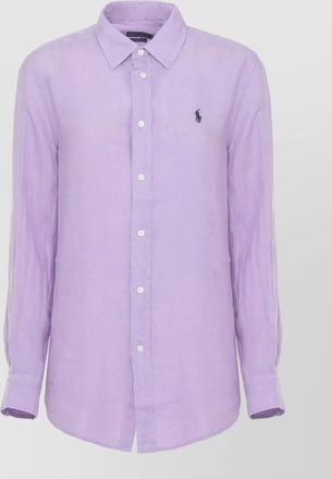 Ralph Lauren tailored collar linen shirt buttoned long sleeves