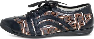 Ferragamo Sneakers in tela - Marrone