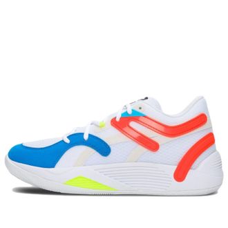 Puma TRC Blaze Court White Cherry Tomato 376582-01