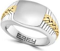 Effy Sterling Silver & 18K Gold Woven Ring at Nordstrom Rack, Size 10