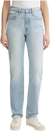 Levi's 501 Jeans - Dames - Regular Fit Jeans - Blauw - W30 L30 - Katoen - Jeans