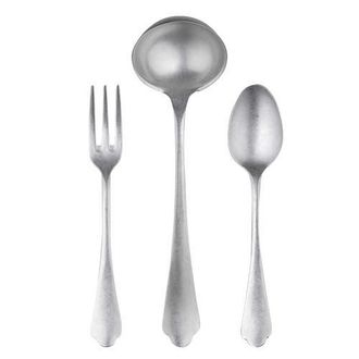 Mepra Dolce Vita Serving Set - 3 Pieces in Pewter Silver at Nordstrom