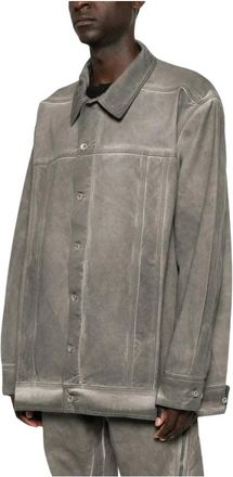 Rick Owens Hombre, Chaquetas, Gris, Talla: S