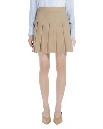 Max Mara Angel Pleated Skirt In Colonial