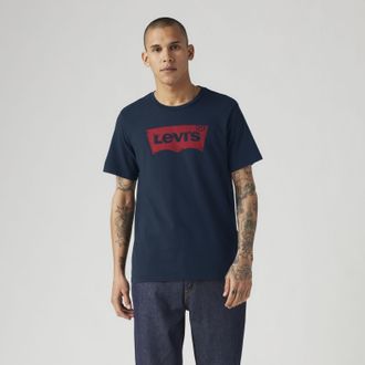 Levi's Graphic Set In Neck T Shirt - Mens - 2XL - Blue