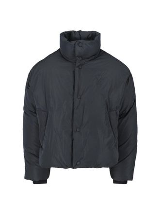 Ami Sleek Black Jacket With Structured Silhouette