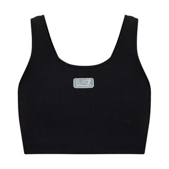 Emporio Armani Camiseta de Entrenamiento - Sport - Mujer - Negro - XS