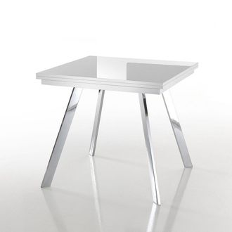 Oresteluchetta Oresteluchetta - Mesa Extensible Efecto Madera Blanca Cm. L.85/170xp.85xh.75.5/73.5