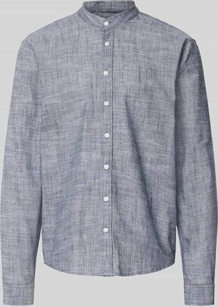 Blend Regular Fit Freizeithemd aus reiner Baumwolle Modell DARIS in Marine, Gr&ouml;&szlig;e 3XL