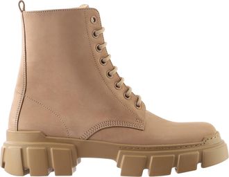 H&ouml;gl Beige Forrest Sophisticated Nubuck Ankle Boots