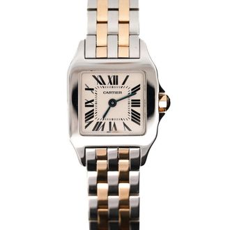 Cartier Pre-owned Cartier Santos Quartz White Dial Ladies Watch 2698