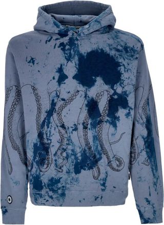 Octopus Blauwe Horror Pack Hoodie - Heren - Hoodies - Blauw - L - Katoen - Hoodies & sweatvesten
