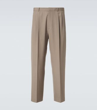 The Row Tarek wool straight pants