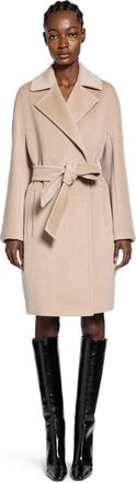 Max Mara WOMAN BEIGE COATS