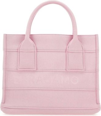 Ferragamo Pink Fabric Beach S Handbag