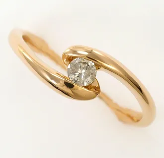C&A Pink Gold Pink Gold (18K) Band Ring (Pre-Owned)