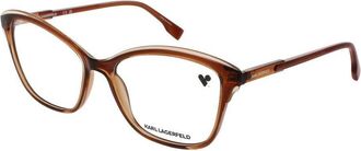 Karl Lagerfeld Ladies Brown Cat Eye Eyeglass Frames Kl6095